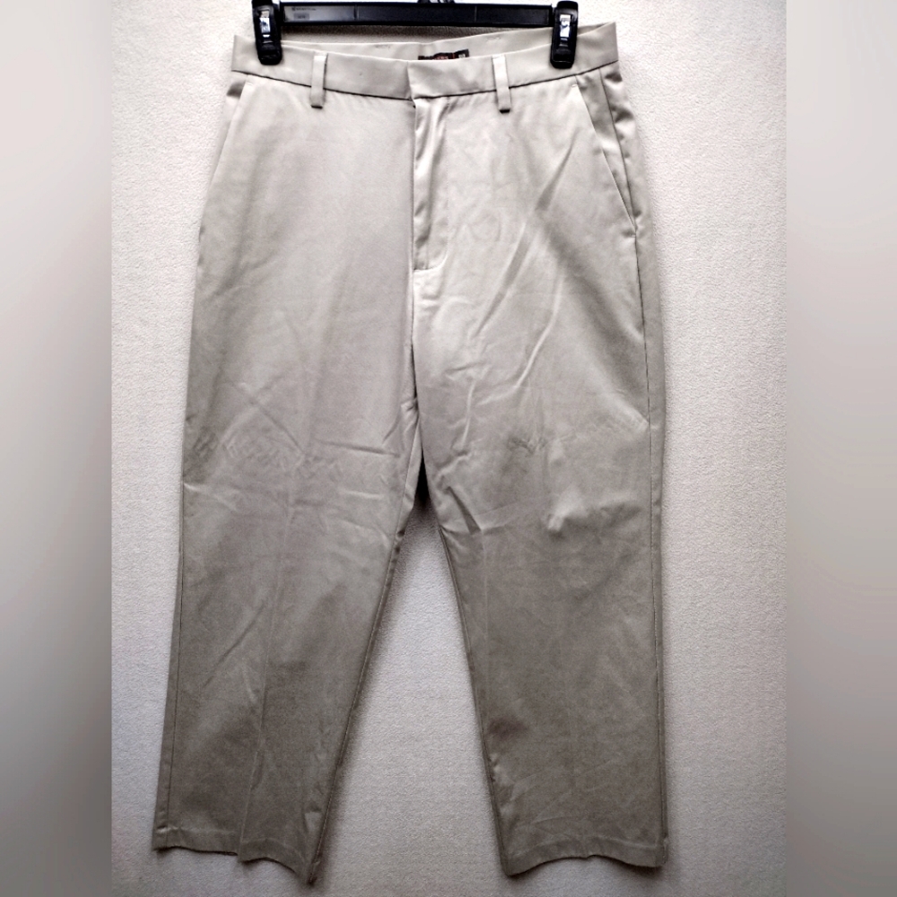 Dockers D3 Classic Pants Trousers Flat Front Mens Size 32x29 Beige